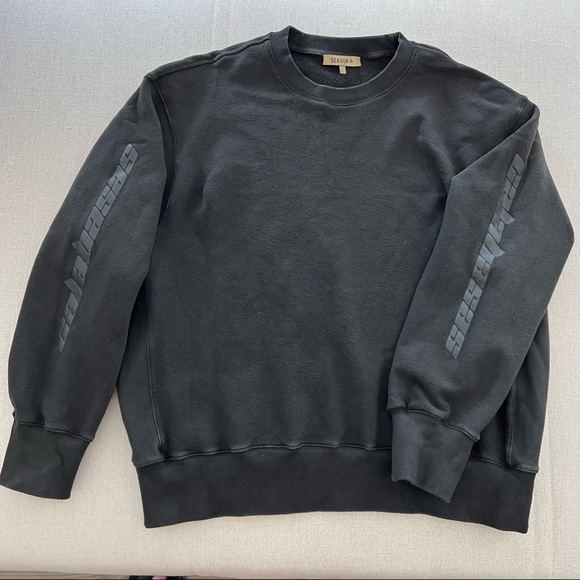 YEEZY Season 4 Calabasas Sleeve Crew Sweatshirt Size Large - Picture 2 of 7